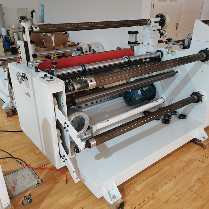 automatic strech paper pvc rewinding Laminating Slitting Machine