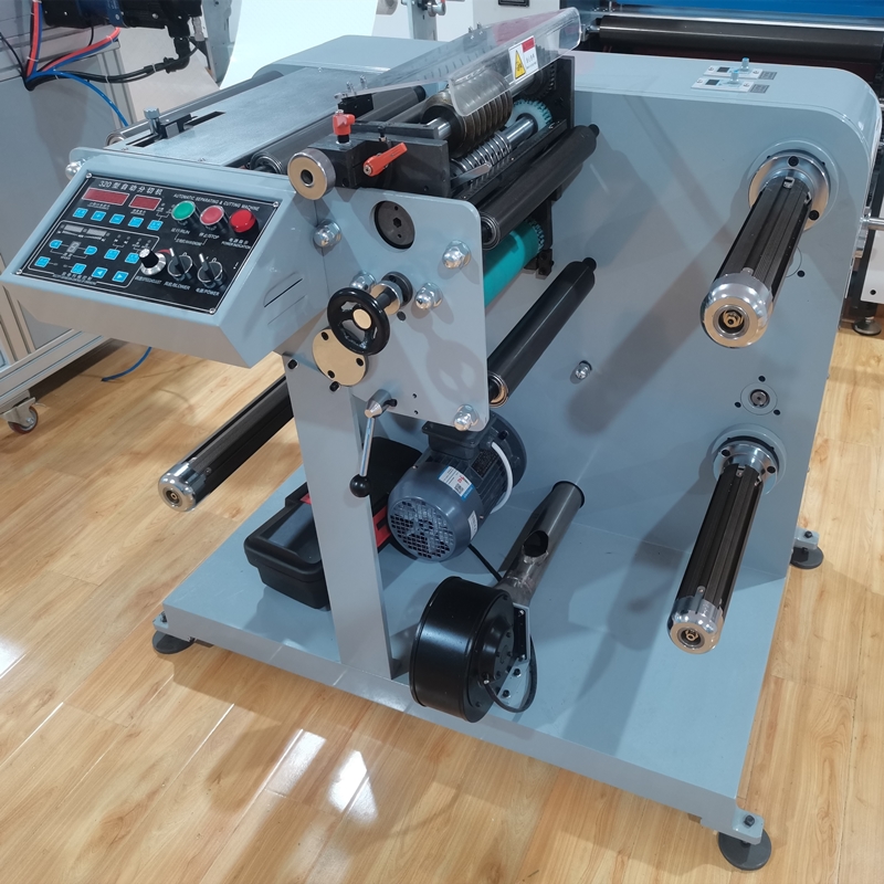 Automatic label slitter rewinder small slitting machine 