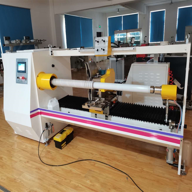 Automatic Single Shaft paper cutting machine roll